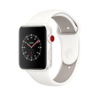 Apple Watch Edition <span>White Ceramic Case<br /> with White/Pebble Sport Band</span>