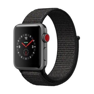 Apple Watch <span>Space Gray Aluminum Case<br /> with Black Sport Loop</span>