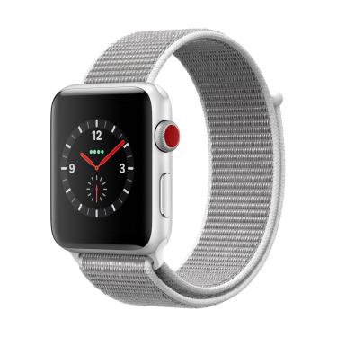 Apple Watch <span>Silver Aluminum Case<br /> with Seashell Sport Loop</span>